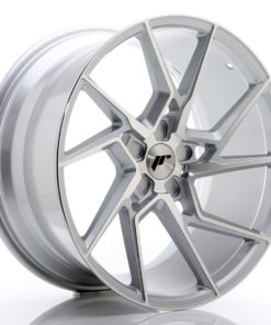JR Wheels JR33 20x10 ET20-40 5H (Custom PCD) Silver Machined Face