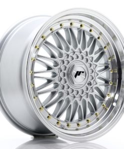 JR Wheels JR9 18x9 ET20-40 (Custom PCD) Silver w/Machined Lip