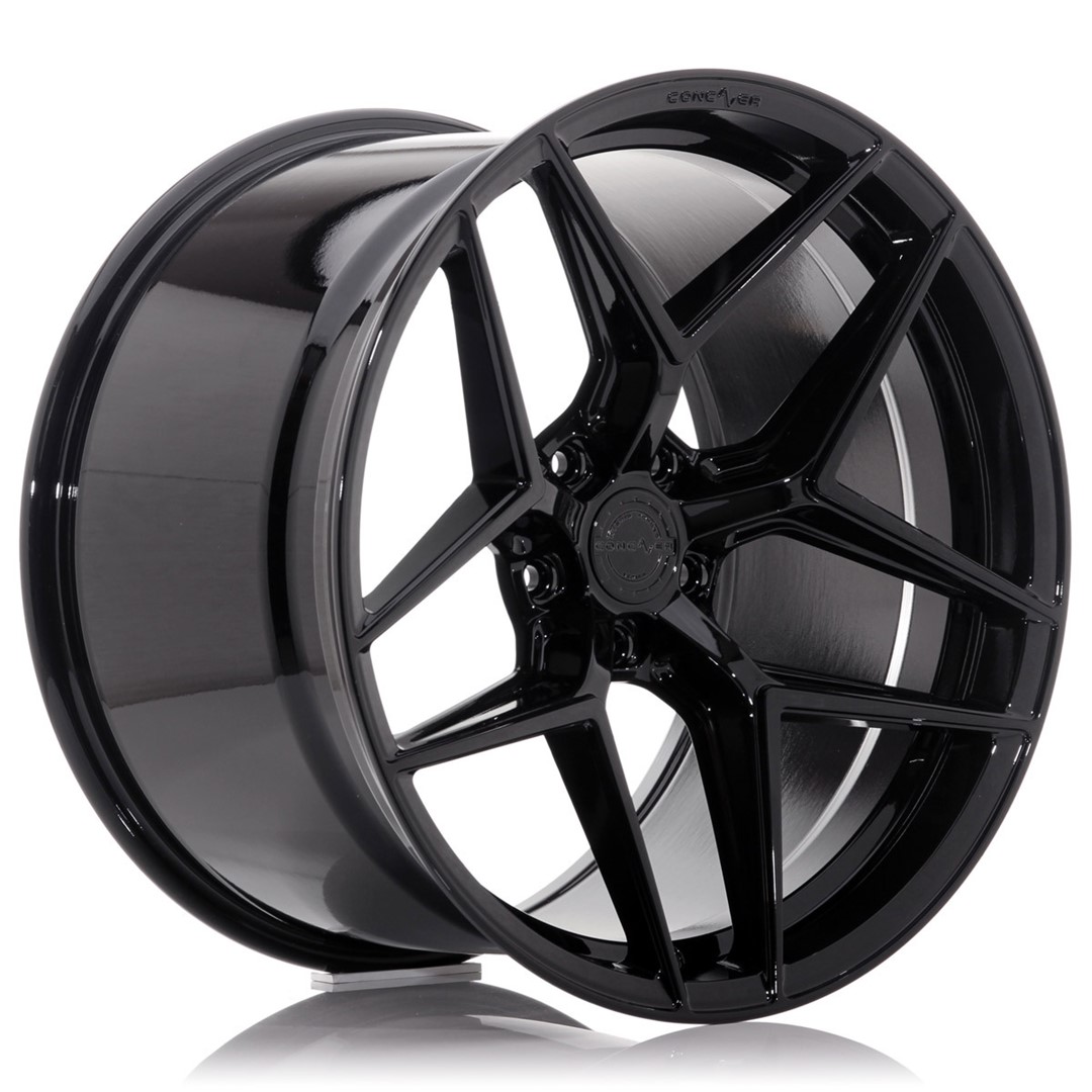 Concaver CVR2 vanne, 20x8,5 ET20-45 (Custom PCD) Platinum Black