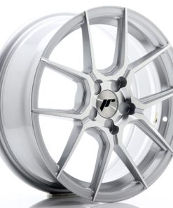 JR Wheels JR30 17x7 ET20-40 5H (Custom PCD) Silver Machined Face