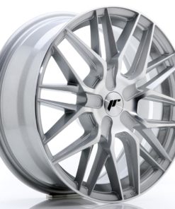 JR Wheels JR28 17x7 ET20-45 (Custom PCD) Silver Machined Face