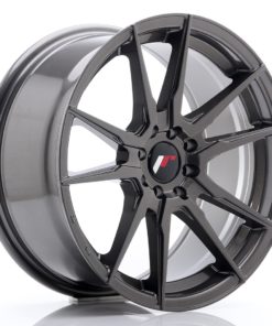 JR Wheels JR21 17x8 ET25 4x100/108 Hyper Gray