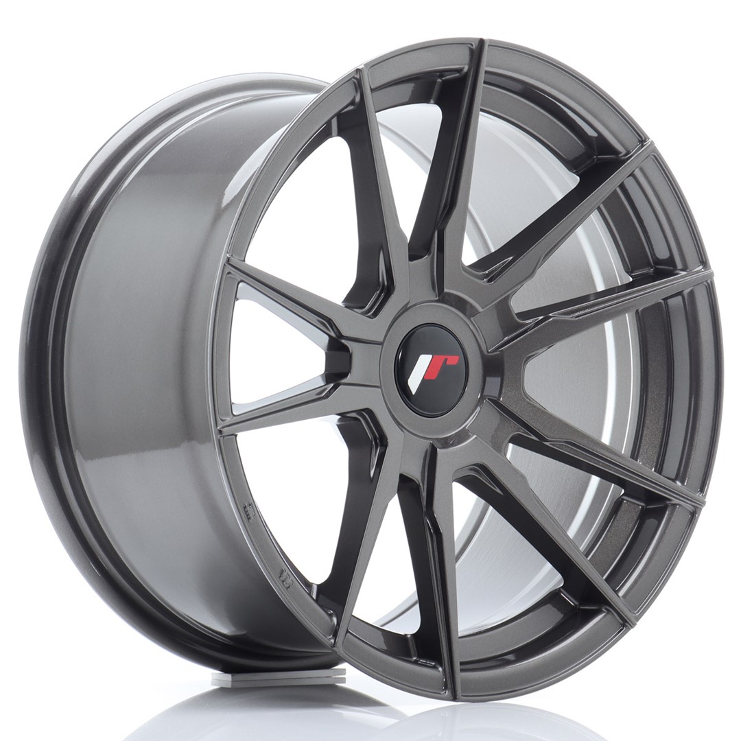 JR Wheels JR21 17x9 ET25-35 (Custom PCD) Hyper Gray