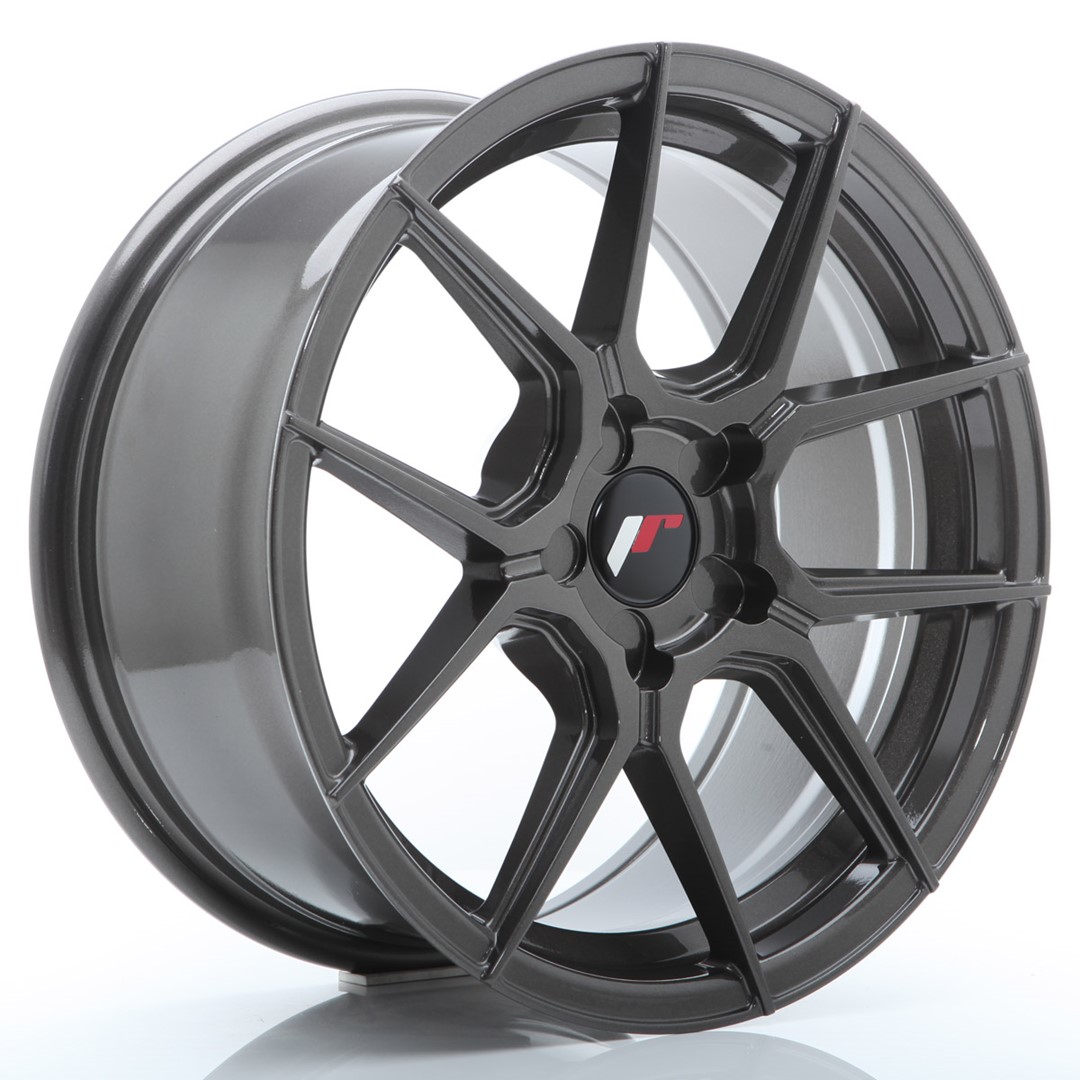 JR Wheels JR30 17x8 ET20-40 5H (Custom PCD) Hyper Gray