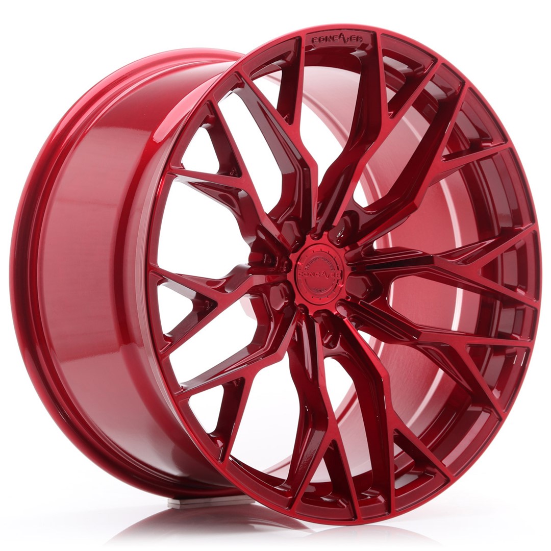 Concaver CVR1 vanne, 20x10,5 ET15-45 (Custom PCD) Candy Red