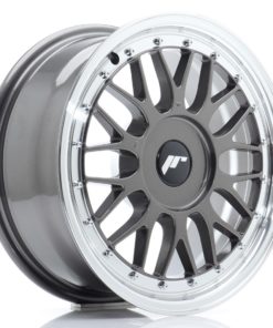 JR Wheels JR23 16x7 ET20-45 (Custom PCD) Hyper Gray w/Machined Lip