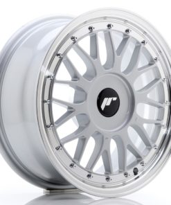 JR Wheels JR23 16x7 ET20-45 (Custom PCD) Hyper Silver w/Machined Lip