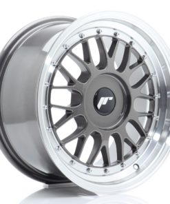 JR Wheels JR23 16x8 ET20-45 (Custom PCD) Hyper Gray w/Machined Lip