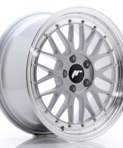 JR Wheels JR23 17x8 ET40 5x120 Hyper Silver w/Machined Lip