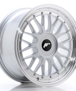 JR Wheels JR23 17x8 ET20-45 (Custom PCD) Hyper Silver w/Machined Lip