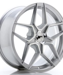 JR Wheels JR34 18x8 ET20-42 5H (Custom PCD) Silver Machined Face