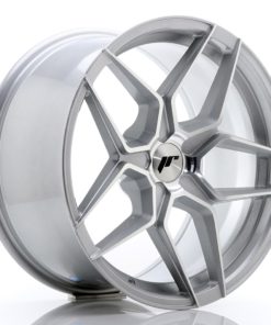 JR Wheels JR34 18x9 ET20-42 5H (Custom PCD) Silver Machined Face