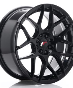 JR Wheels JR18 17x8 ET25 4x100/108 Glossy Black