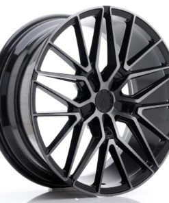 JR Wheels JR38 20x8,5 ET20-45 5H (Custom PCD) Black Brushed w/Tinted Face