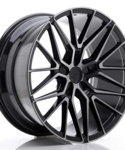 JR Wheels JR38 20x10 ET20-45 5H (Custom PCD) Black Brushed w/Tinted Face