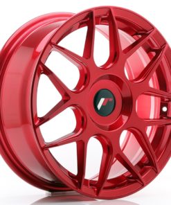 JR Wheels JR18 17x7 ET20-40 (Custom PCD) Platinum Red