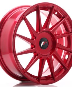 JR Wheels JR22 17x7 ET35-40 (Custom PCD) Platinum Red