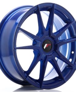 JR Wheels JR21 17x7 ET25-40 (Custom PCD) Platinium Blue