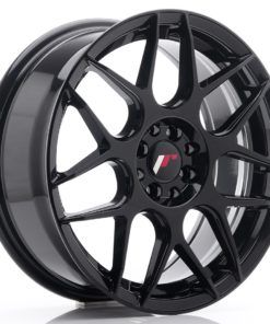 JR Wheels JR18 17x7 ET40 4x100/108 Glossy Black