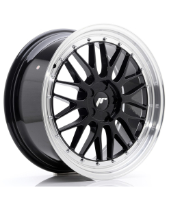 JR Wheels JR23 19x8,5 ET35-50 5H (Custom PCD) Gloss Black w/Machined Lip