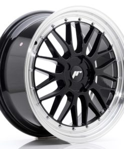 JR Wheels JR23 19x8,5 ET20-50 5H (Custom PCD) Gloss Black w/Machined Lip