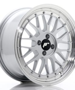 JR Wheels JR23 17x8 ET35 4x100 Hyper Silver w/Machined Lip