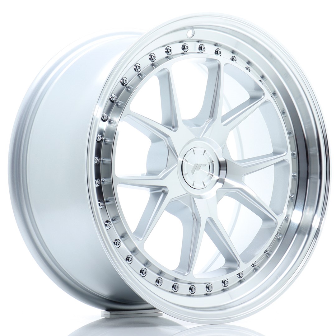 JR Wheels JR39 18x8,5 ET15-35 5H (Custom PCD) Silver Machined Face