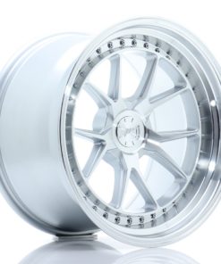 JR Wheels JR39 18x10,5 ET15-22 5H (Custom PCD) Silver Machined Face