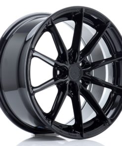 JR Wheels JR37 17x8 ET40 5x112 Glossy Black