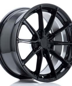 JR Wheels JR37 17x8 ET20-40 5H (Custom PCD) Gloss Black
