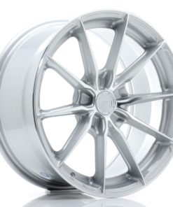 JR Wheels JR37 17x8 ET20-40 5H (Custom PCD) Silver Machined Face