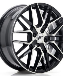 JR Wheels JR28 17x7 ET40 4x100 Gloss Black Machined Face