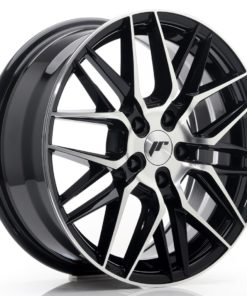 JR Wheels JR28 17x7 ET40 5x114,3 Gloss Black Machined Face