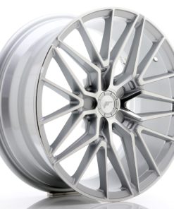 JR Wheels JR38 18x8 ET35-45 5H (Custom PCD) Silver Machined Face