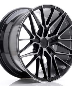 JR Wheels JR38 19x9,5 ET35-45 5H (Custom PCD) Black Brushed w/Tinted Face