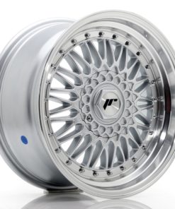 JR Wheels JR9 17x8,5 ET35 5x112/120 Silver w/Machined Lip+Silver Rivets