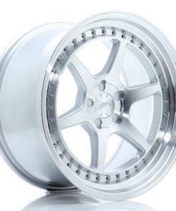 JR Wheels JR43 18x9,5 ET15-35 5H (Custom PCD) Silver w/Machined Face
