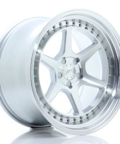 JR Wheels JR43 18x10,5 ET15-22 5H (Custom PCD) Silver w/Machined Face