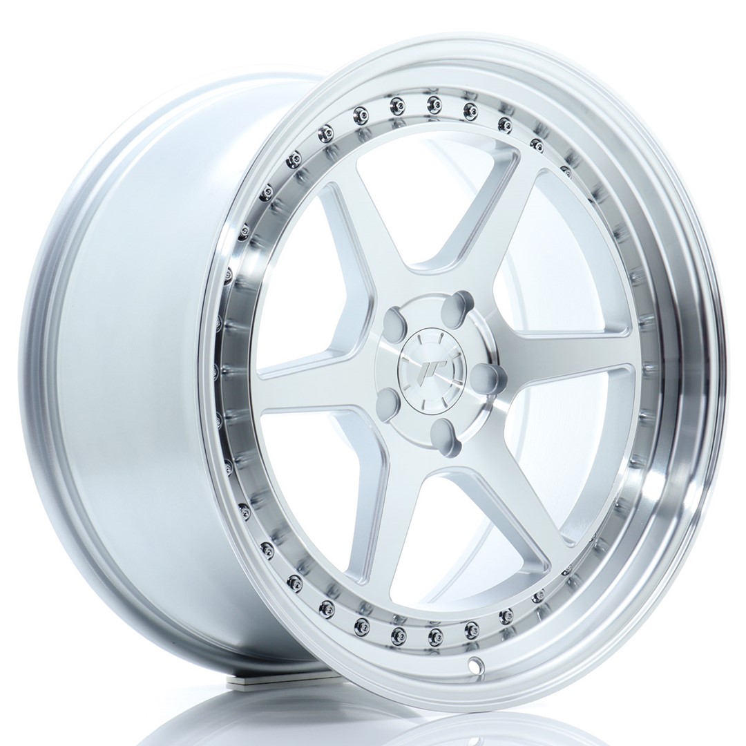 JR Wheels JR43 19x9,5 ET15-35 5H (Custom PCD) Silver w/Machined Face