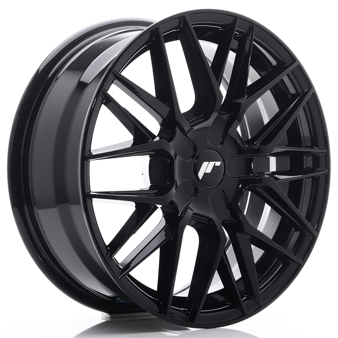 JR Wheels JR28 17x7 ET35-45 (Custom PCD) Glossy Black