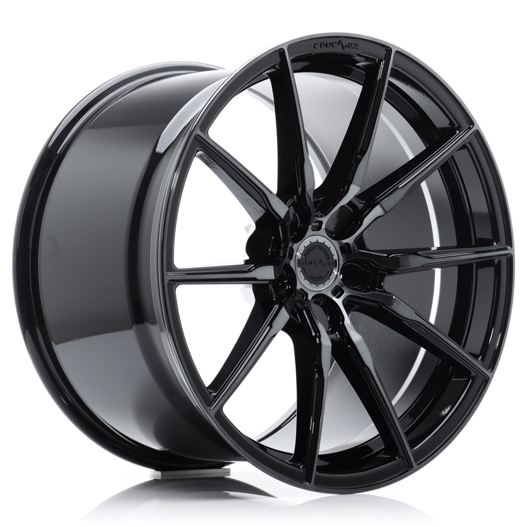 Concaver CVR4 vanne, 19x8 ET20-40 (Custom PCD) Double Tinted Black