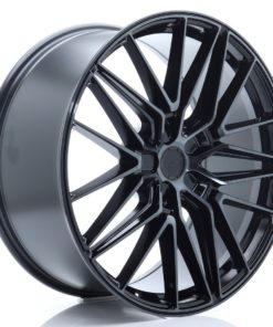 JR Wheels JR38 22x9 ET10-45 5H (Custom PCD) Black Brushed w/Tinted Face