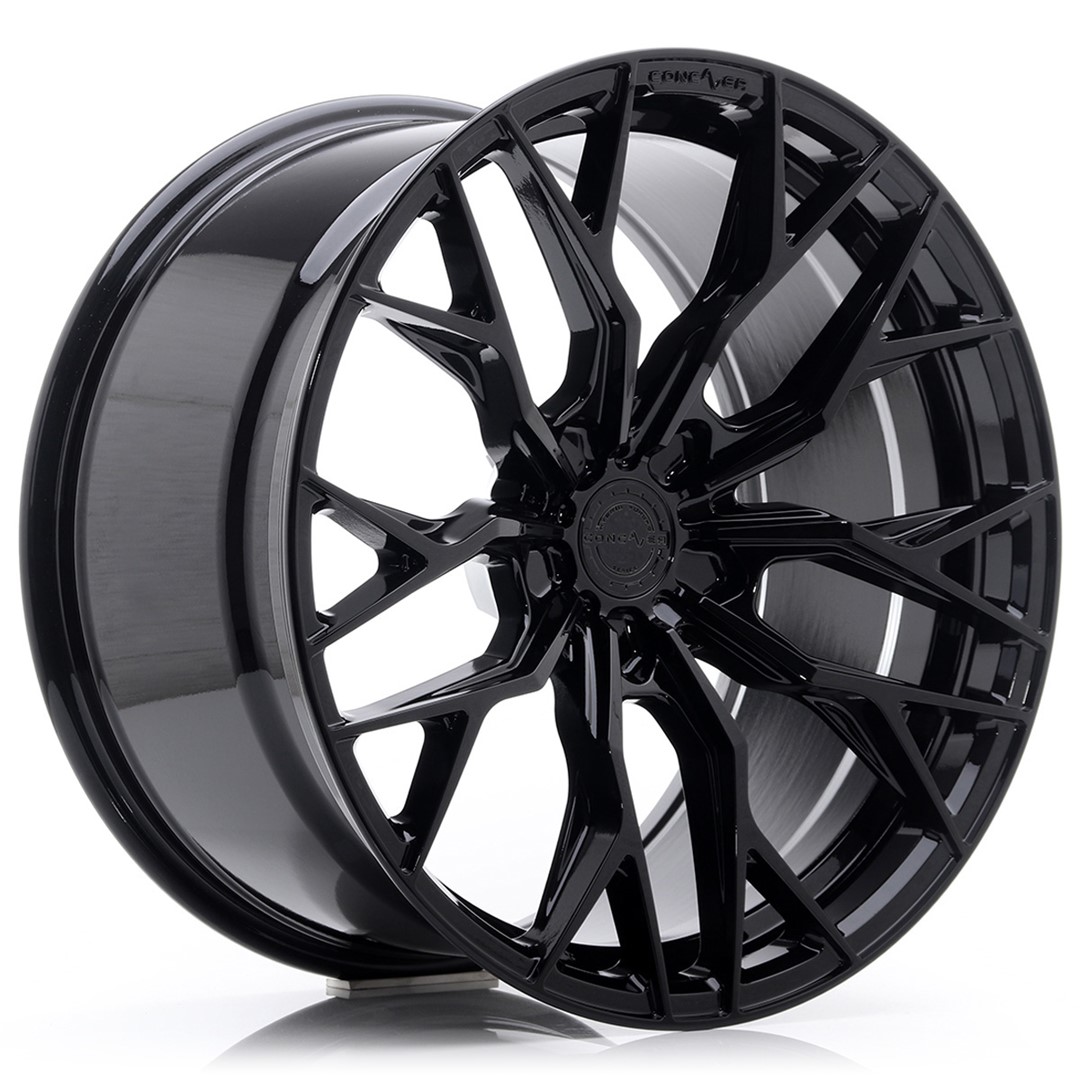 Concaver CVR1 vanne, 20x10 ET10-39 (Custom PCD) Platinum Black