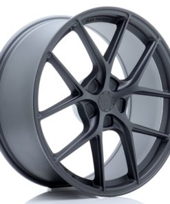 JR Wheels SL01 20x8 ET20-40 5H (Custom PCD) Matt Gun Metal