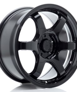 JR Wheels SL03 17x8 ET20-42 5H (Custom PCD) Gloss Black