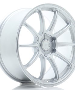 JR Wheels SL04 18x8 ET20-35 5H (Custom PCD) Matt Silver