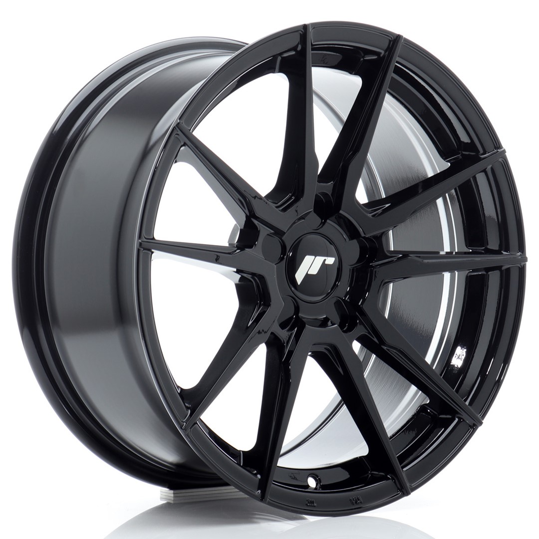 JR Wheels JR21 17x9 ET20-45 5H (Custom PCD) Gloss Black