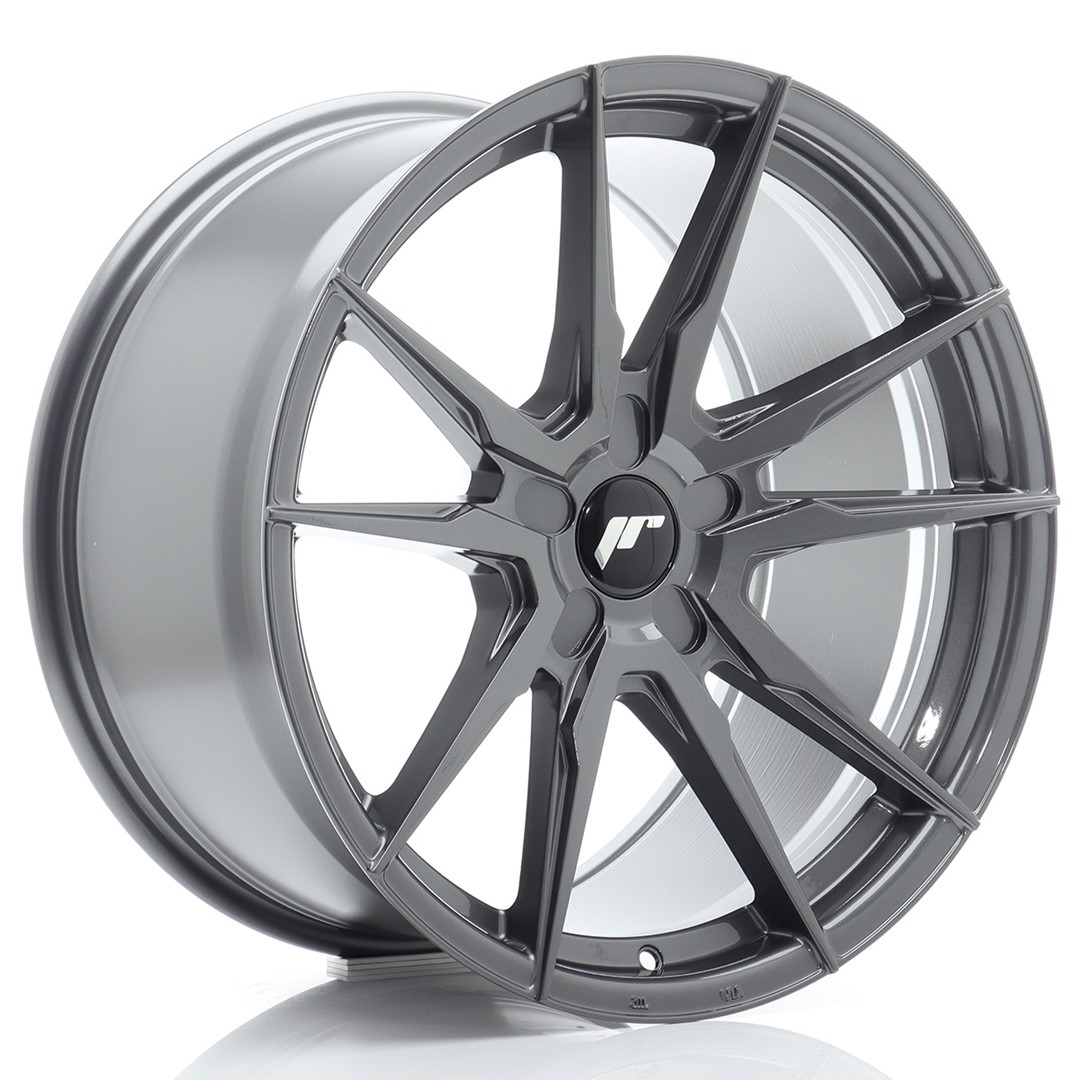 JR Wheels JR21 19x10 ET20-51 5H (Custom PCD) Hyper Gray