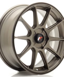 JR Wheels JR11 17x7 ET20-38 5H (Custom PCD) Matt Bronze