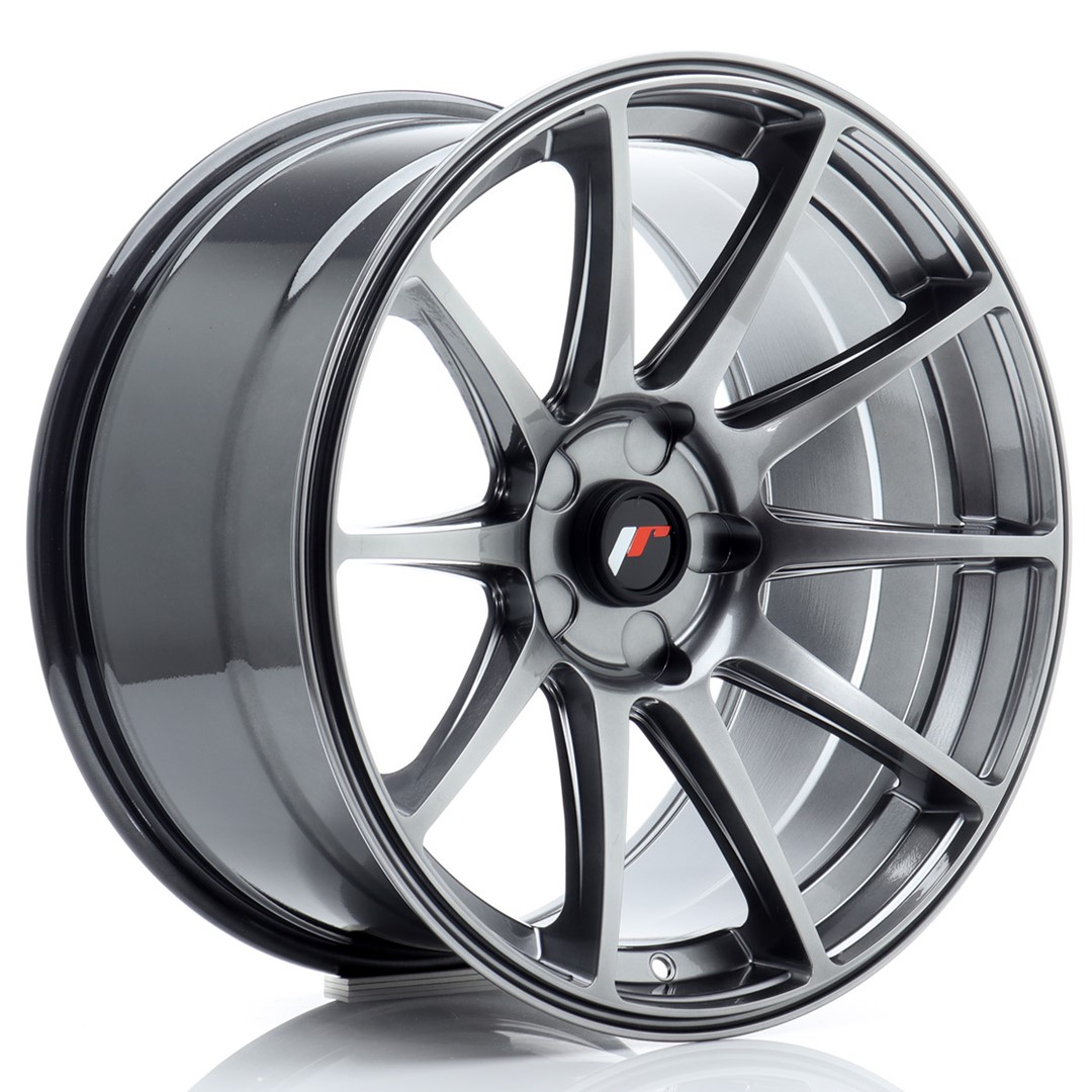 JR Wheels JR11 18x9,5 ET20-30 5H (Custom PCD) Hyper Black